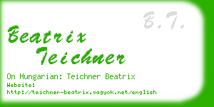 beatrix teichner business card